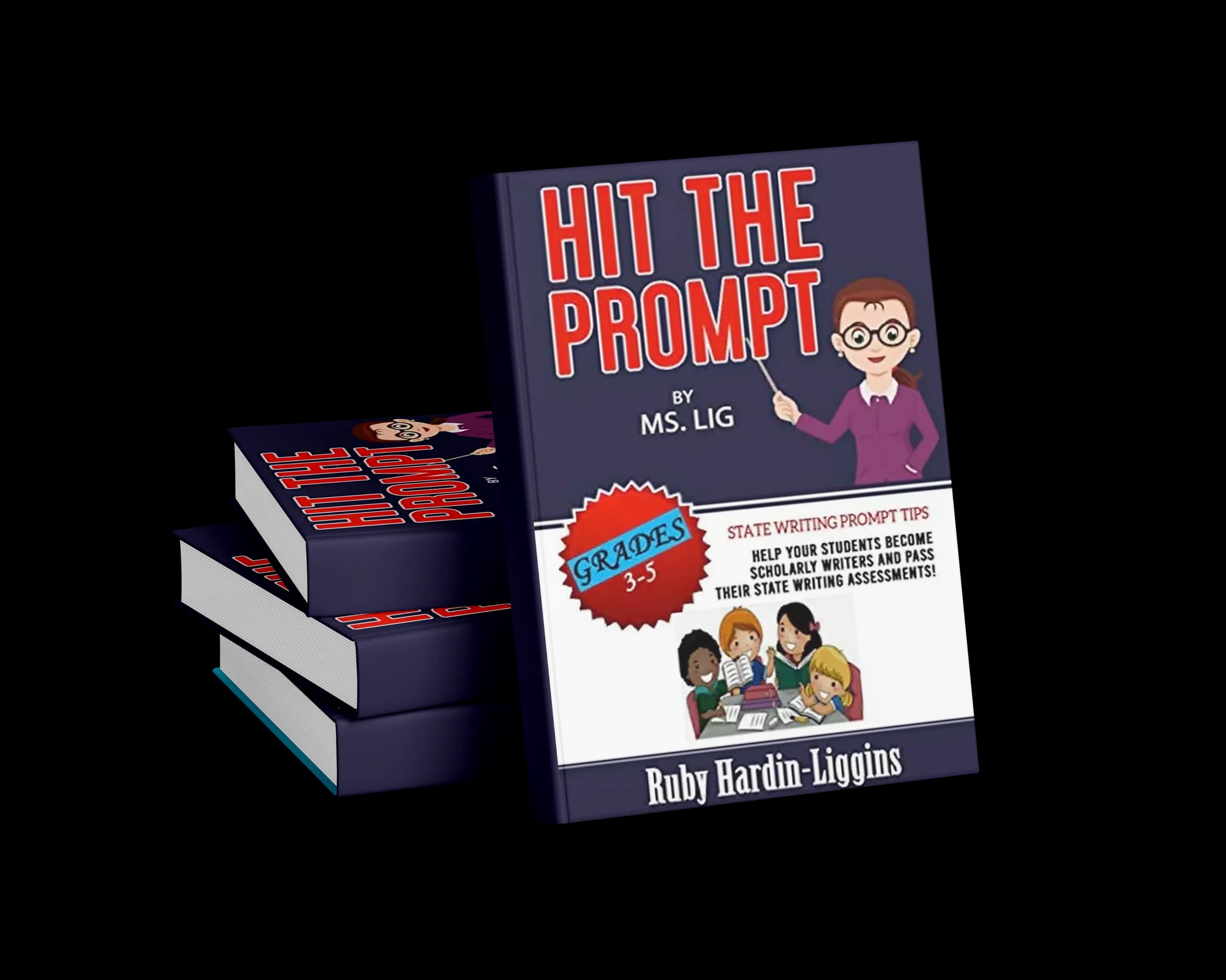 Stack of books representing publishing workflow